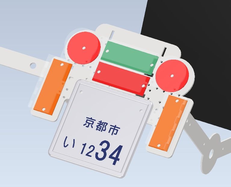 保安部品ユニットの設計CAD